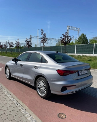 Audi A3 cena 128000 przebieg: 11500, rok produkcji 2022 z Kostrzyn małe 137